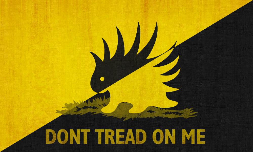 Libertarian Flag - Echidna